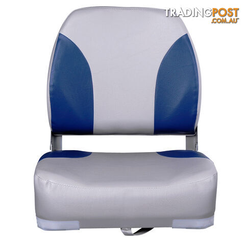 Set of 2 Swivel Folding Marine Boat Seats Grey Blue - photo 5 of 9