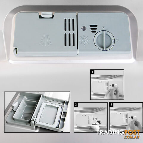 5 Star Chef Electric Benchtop Dishwasher Silver