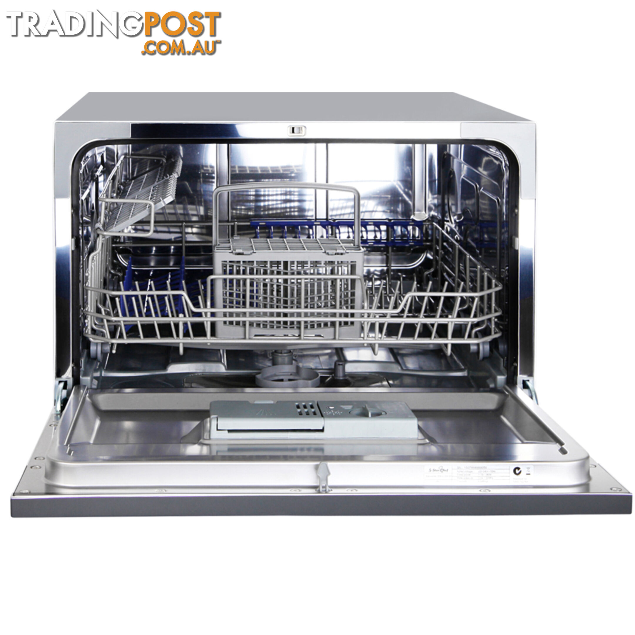 5 Star Chef Electric Benchtop Dishwasher Silver