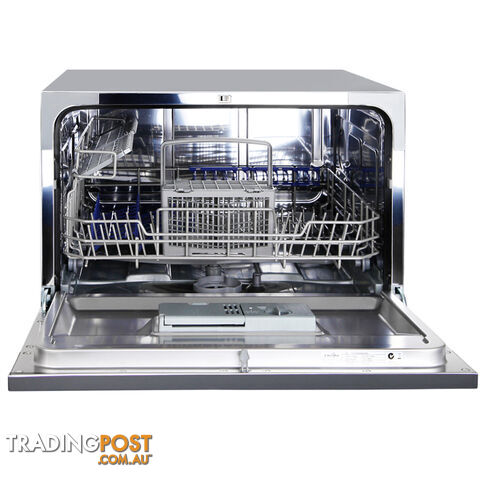 5 Star Chef Electric Benchtop Dishwasher Silver