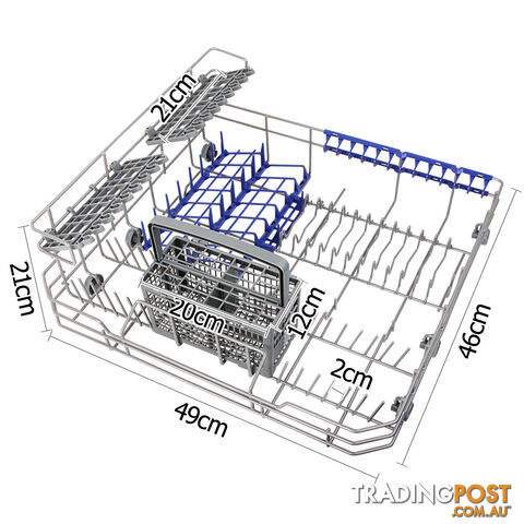 5 Star Chef Electric Benchtop Dishwasher Silver