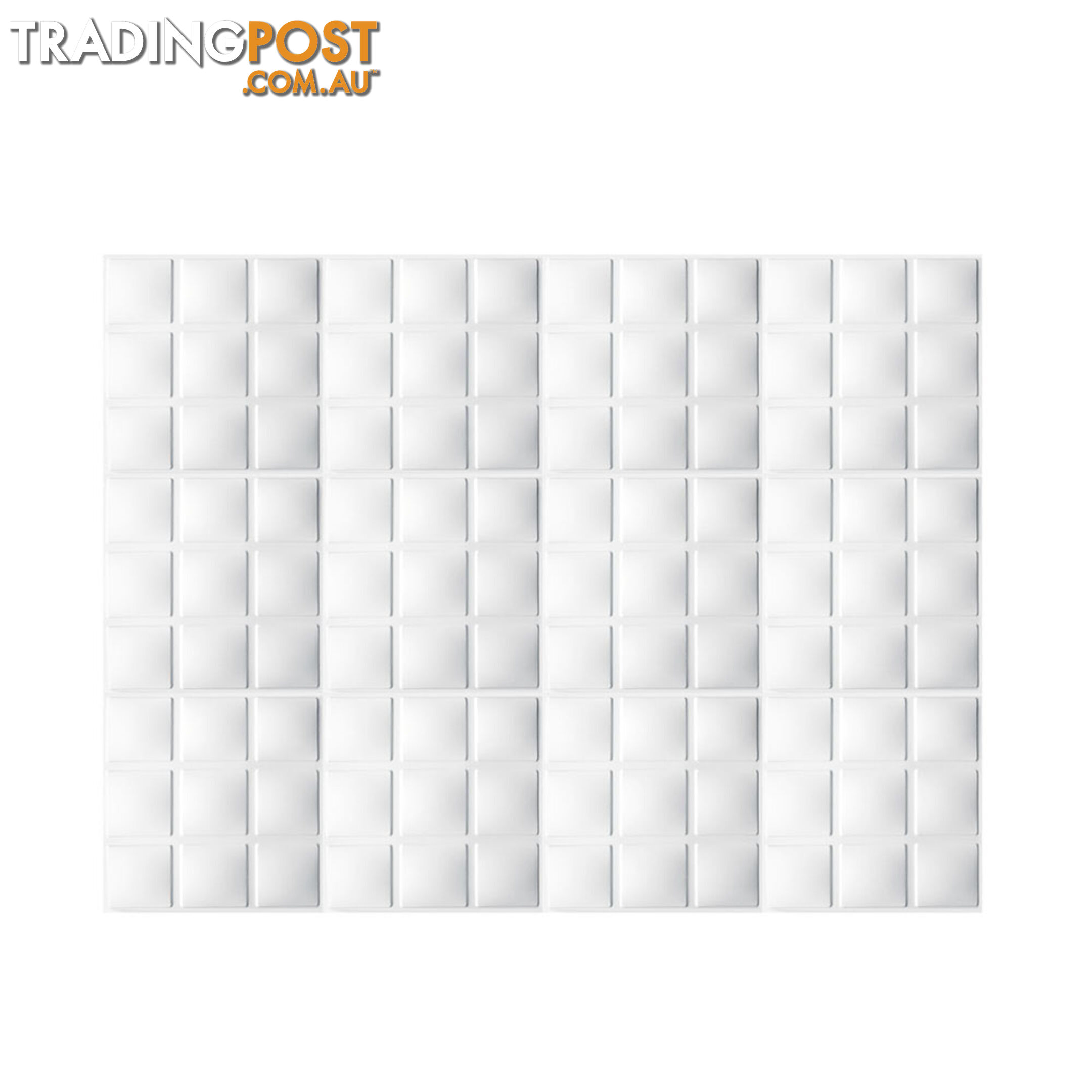 12 Pcs 3D Cube Design Wall Panel