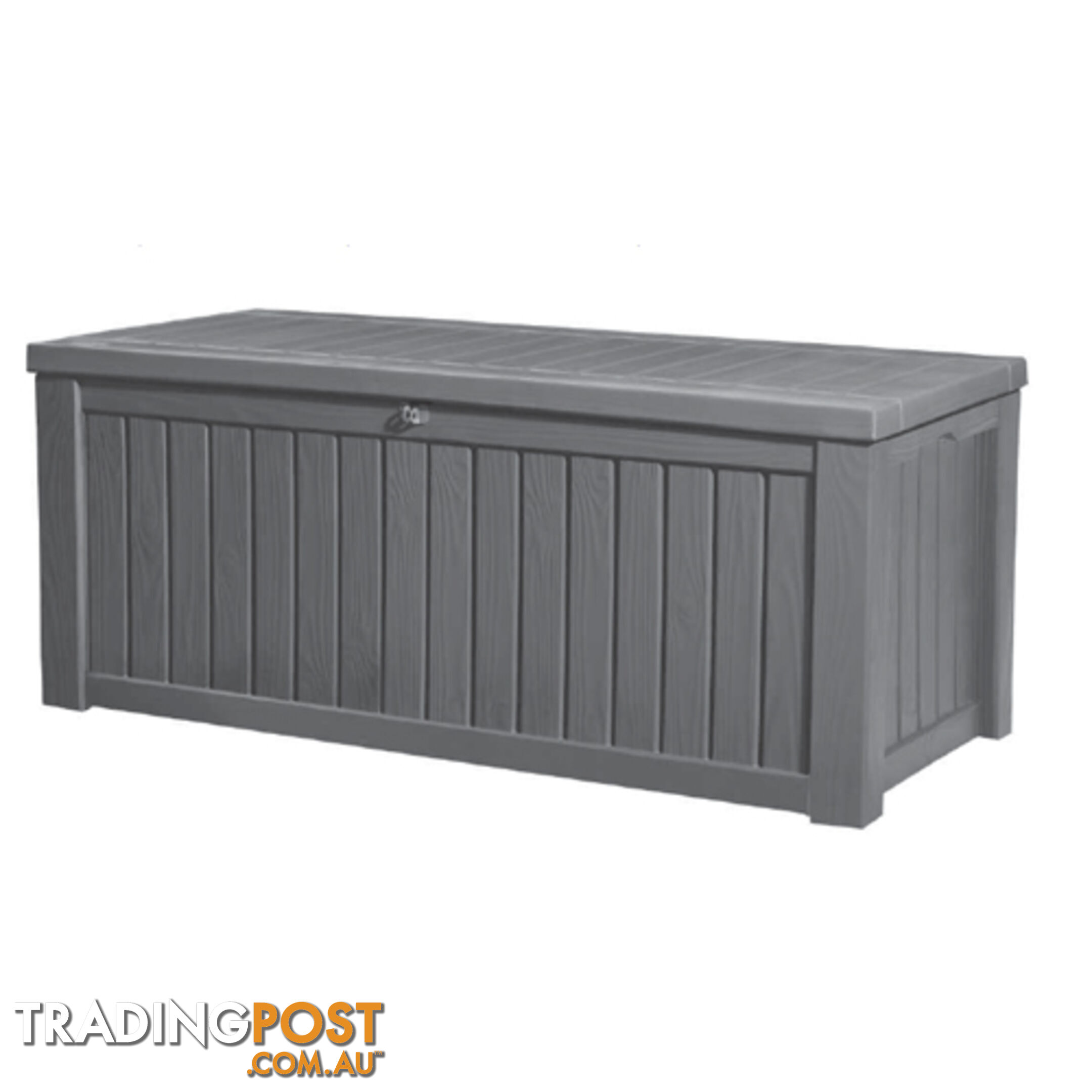 Keter Rockwood Storage Box Anthracite Grey