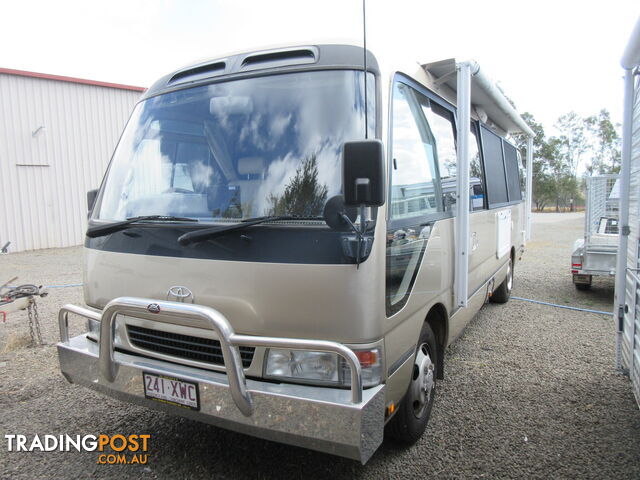 TOYOTA COASTER CAMPERVAN.