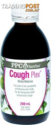 PPC Herbs Cough-Plex 200ml - PPC Herbs - 9327842000496