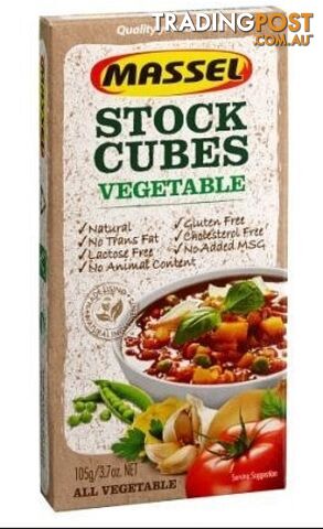 Massel Stock Cubes Vegetable 105g - Massel - 810206001028