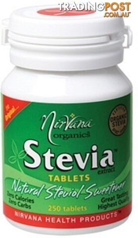 Nirvana Organics Stevia 250Tabs - Nirvana Organics - 9338196000025