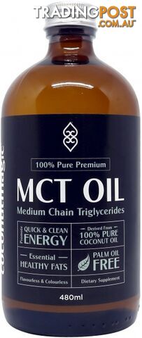 Coconut Magic 100% Pure Premium MCT Oil  480ml - Coconut Magic - 9348065000445