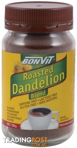 Bonvit Roasted Dandelion Blend Medium Ground 150g - Bonvit - 9316774170001