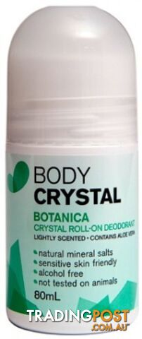 Body Crystal Natural Crystal Deodorant Botanica Roll-on 80ml - Body Crystal - 9300641001246