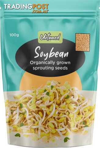 Untamed Soybean Earth-Friendly Sprouting Seeds  100g - Untamed Health - 9325307000616
