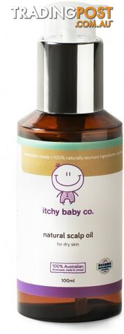 Itchy Baby Co Natural Scalp Oil 100ml Bottle - Itchy Baby Co - 9346630099948