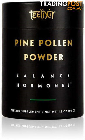 Teelixir Pine Pollen Powder Balance Hormones  50g - Teelixir - 806802047546