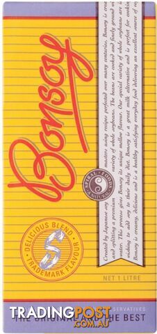 Bonsoy Original Milk 1L - Bonsoy - 9312336049013
