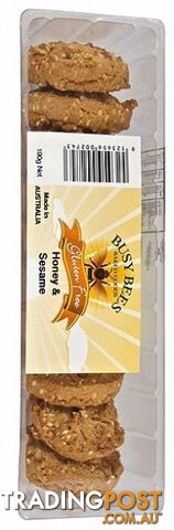 Busy Bees Gluten Free Honey & Sesame Biscuits 190g - Busy Bees - 9323656002749