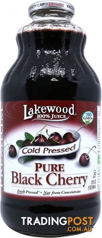 Lakewood Pure Organic Black Cherry 946ml - Lakewood Pure Juices - 042608730224