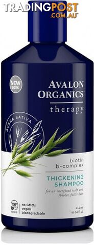 Avalon Biotin B Complex Therapy Thickening Shampoo 400ml - Avalon Organics - 654749361023