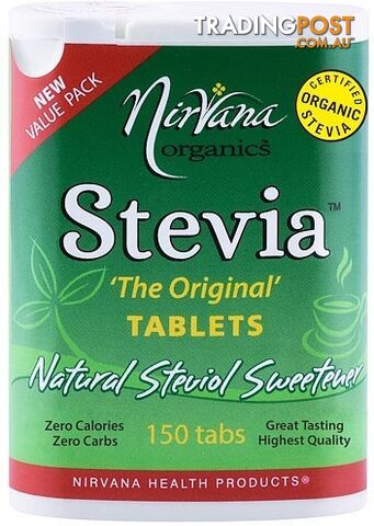 Nirvana Organics Stevia 'The Original' Tablets 150Tabs - Nirvana Organics - 9338196001596