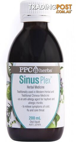 PPC Herbs Sinus-Plex 200ml - PPC Herbs - 9327842000113