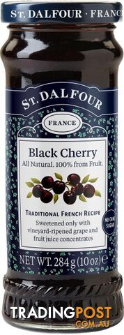 St Dalfour Black Cherry Fruit Spread 284g - St Dalfour - 084380957048