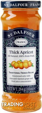 St Dalfour Thick Apricot Fruit Spread 284g - St Dalfour - 084380957543