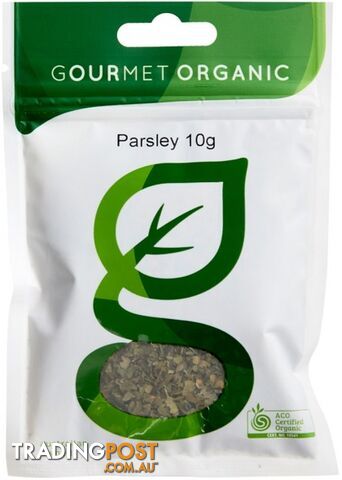 Gourmet Organic Parsley 10g Sachet x 1 - Gourmet Organic Herbs - 9332974000085