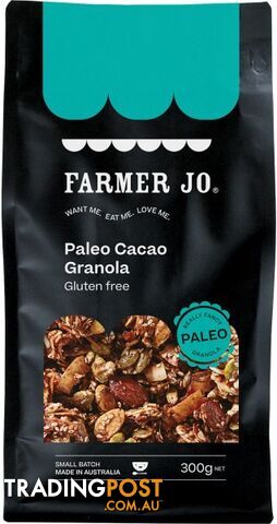 Farmer Jo Paleo Cacao Granola 300g - Farmer Jo - 9346430000854