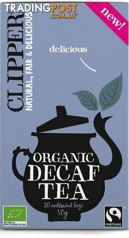 Clipper Organic Black Decaf Tea  20Teabags (50g) - Clipper Teas - 5021991938757