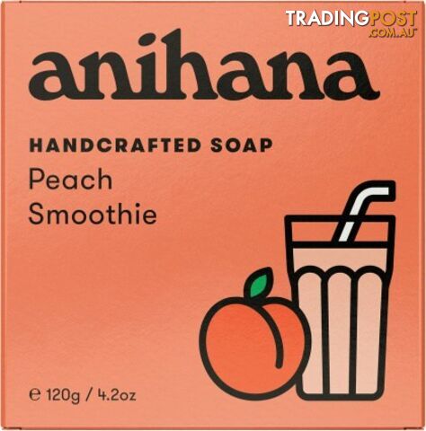 Anihana Soap Bar Peach Smoothie 120g - Anihana - 9421906696448