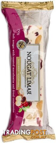 Nougat Limar Wildberry & Macadamia 150g - Nougat Limar - 9338713000392