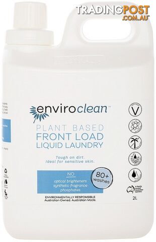 Enviro Clean Front Load Laundry Liquid 2L - Enviro Care - 9325937000383