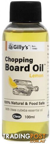 Gillys Chopping Board Oil Lemon 100ml - Gillys - 9324554000660