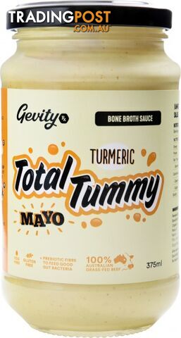 Gevity RX Bone Broth Sauce Total Tummy Turmeric Mayonnaise 375ml - Gevity Rx -...