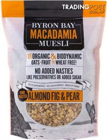 Byron Bay Macadamia Muesli Almond Fig & Pear 2Kg - Byron Bay Macadamia Muesli - 0799439680685