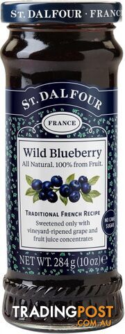 St Dalfour Blueberry Fruit Spread 284g - St Dalfour - 084380957246