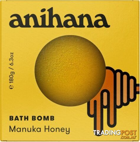 Anihana Bath Bomb Melt Manuka Honey 180g - Anihana - 9421906696110