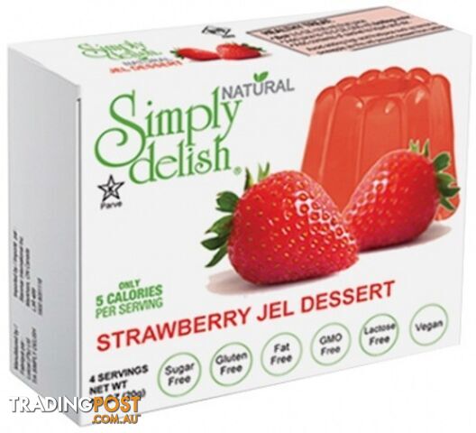 Simply Delish Strawberry Jelly 20g - Simply Delish - 751217900965