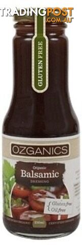 Ozganics Organic Balsamic Dressing 250ml - Ozganics - 9327304000545