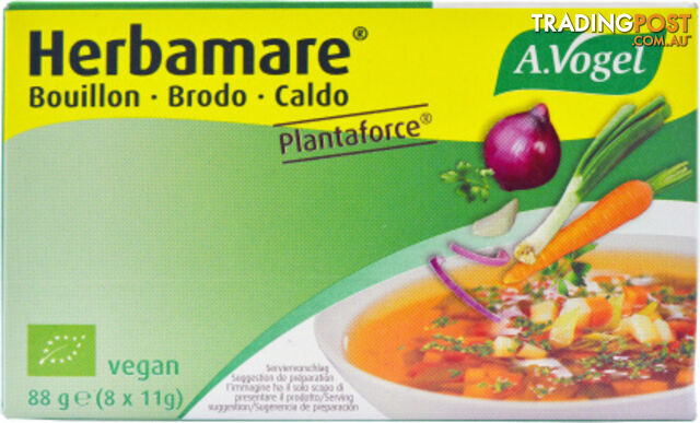 A.Vogel Herbamare Bouillon Cubes Organic Cubes (8x11g) 88g - A.Vogel - 7610313422999