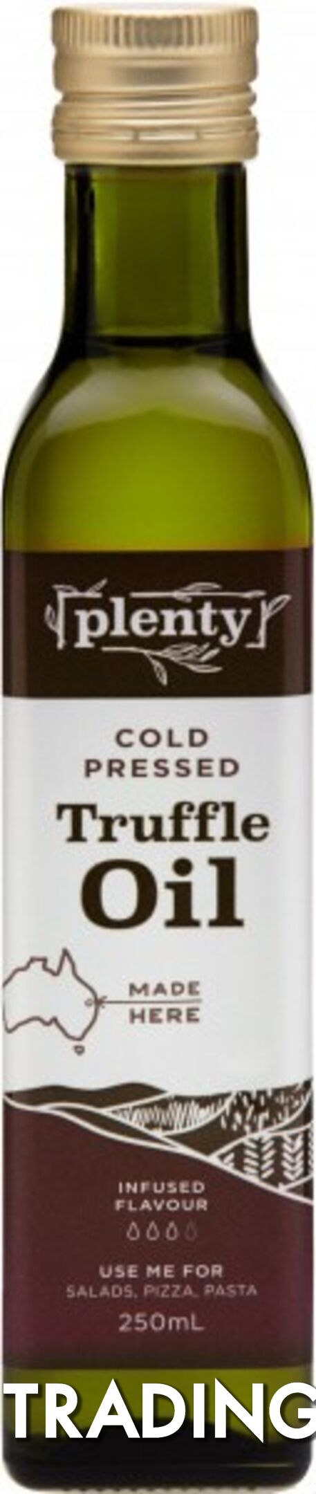 Plenty Cold Pressed Truffle Oil 250ml - Plenty - 9311964003534