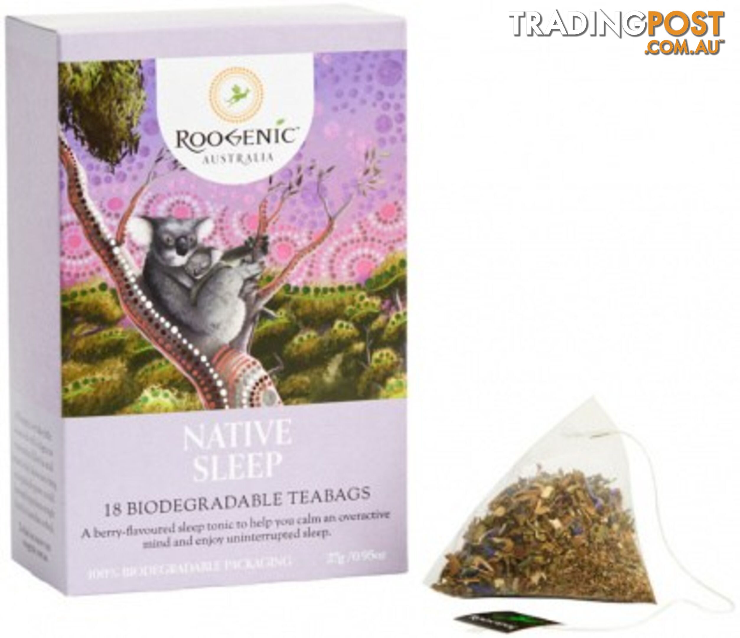 ROOGENIC AUSTRALIA Native Sleep 18 Tea Bags - Roogenic - 9351693003207