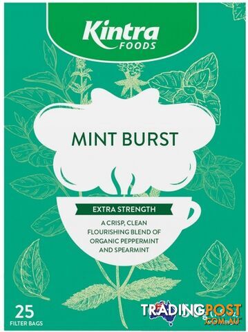 Kintra Foods Mint Burst Tea 25Teabags - Kintra Foods - 9341709000733