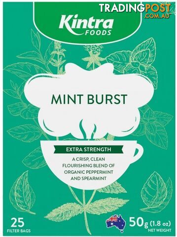 Kintra Foods Mint Burst Tea 25Teabags - Kintra Foods - 9341709000733