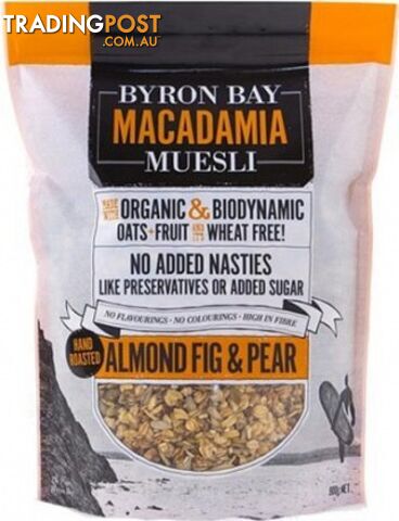 Byron Bay Macadamia Muesli Almond Fig & Pear 450g - Byron Bay Macadamia Muesli -...
