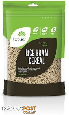 Lotus Rice Bran Cereal  400g - Lotus - 9317127007203