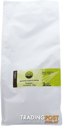 Gourmet Organic Turmeric 1Kg - Gourmet Organic Herbs - 9332974001891