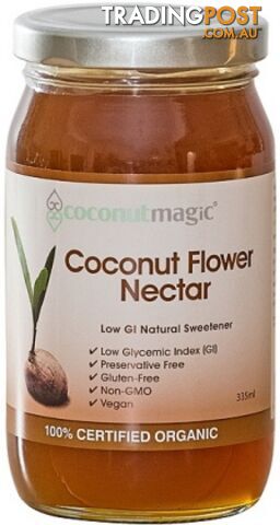 Organic Coconut Flower Nectar 335ml - Coconut Magic - 9369999306229