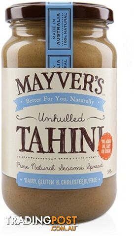 Mayvers Tahini Unhulled 385gm - Mayvers - 9310885115142