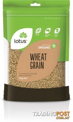 Lotus Organic Wheatgrain  500gm - Lotus - 9317127638193