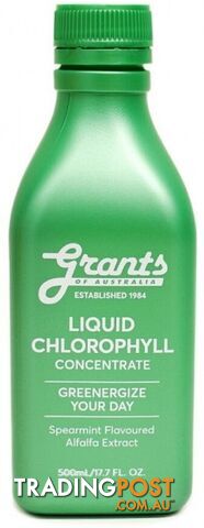 Grants Liquid Chlorophyll Concentrate 500ml - Grants - 9312812000200